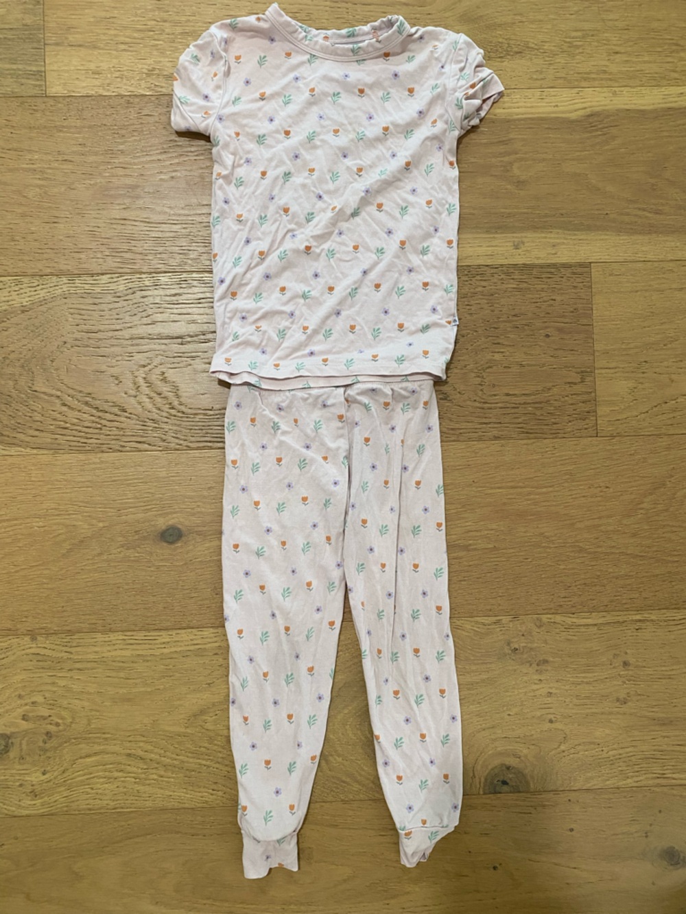 Emerson & friends Kids Pink Floral Print viscose soft Pajama Set 2T FAIR